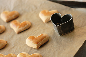 Image showing heart cookies