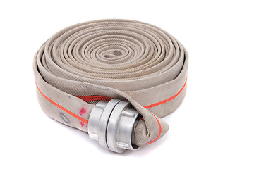 Image showing fire fighter hose 