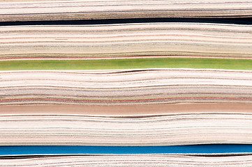 Image showing Stack of magazines