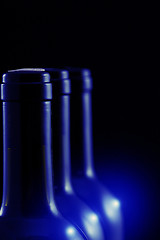 Image showing wine  bottles