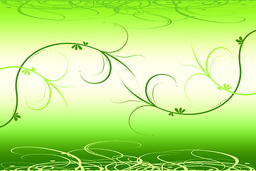 Image showing Abstract floral background 