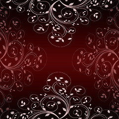 Image showing Beautiful abstract floral background 