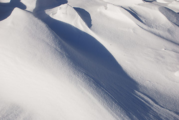 Image showing Freshly fallen snow 