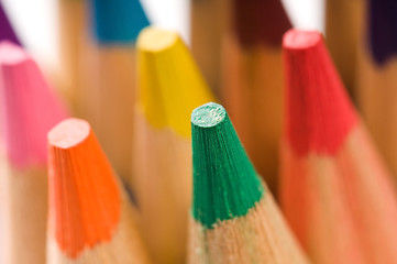 Image showing Collection of colorful pencils