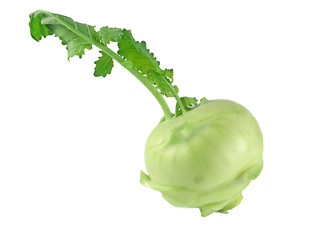 Image showing fresh and sweet kohlrabi