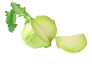 Image showing fresh and sweet kohlrabi