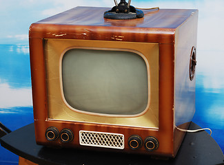 Image showing old TV set