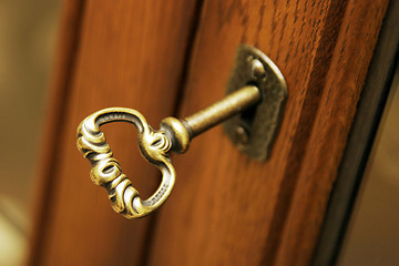 Image showing Key in the Door