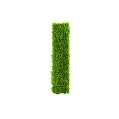 Image showing Grass letter