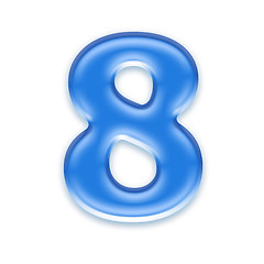 Image showing Aqua number