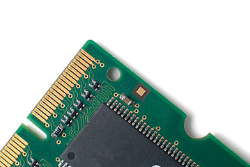 Image showing Memory chip circuit board detail