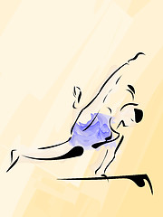 Image showing aerobic gymnastic