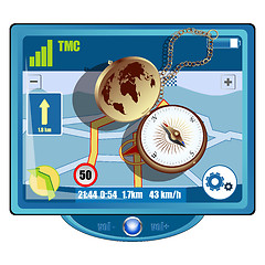 Image showing GPS and compass