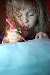 Image showing child drawing