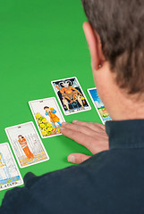 Image showing Tarot reader