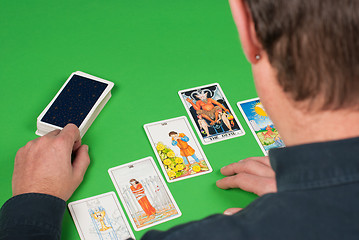 Image showing Tarot reader