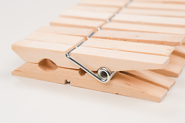 Image showing Clothespins