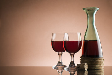 Image showing Red wine