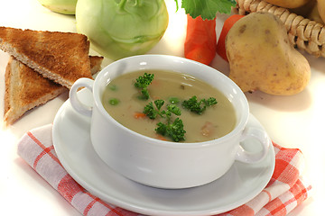 Image showing Potato soup