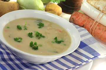 Image showing Potato soup