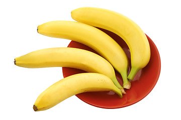 Image showing for bananas or red plate