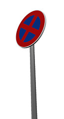 Image showing roadsign no parking