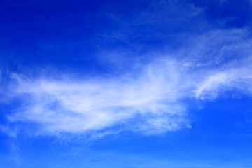 Image showing Blue sky white clouds