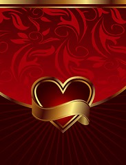 Image showing background for design of packing Saint Valentine's Day