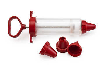 Image showing Confectionery syringe