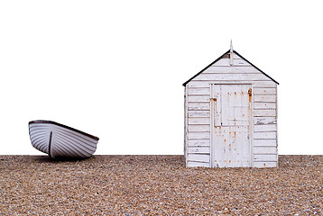 Image showing boat and hut