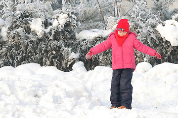 Image showing Dancing on the snow