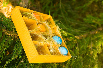 Image showing Colored Easter Eggs