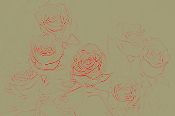 Image showing floral background