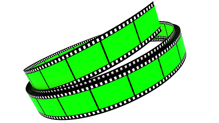 Image showing Segment color film rolled up