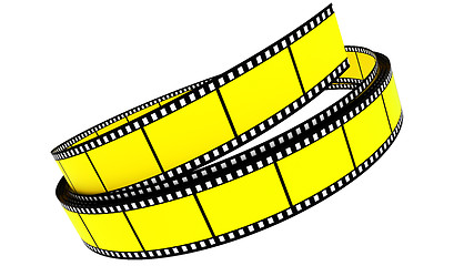 Image showing Segment color film rolled up