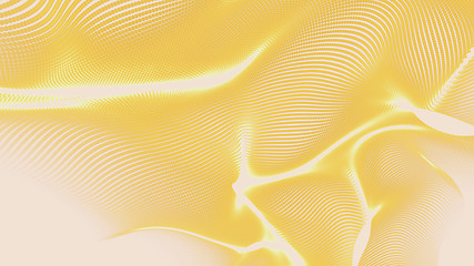 Image showing Abstract yellow Science Background Design