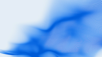 Image showing Abstract blue Science Background Design