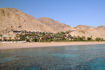 Image showing Red Sea Coast in Israel