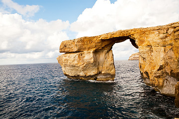 Image showing Natural rock arch Azure Window, Gozo