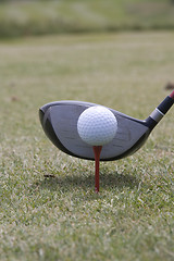 Image showing  Driver and Ball