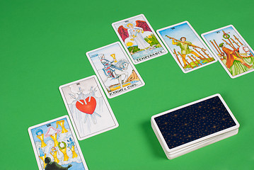 Image showing Tarot cards