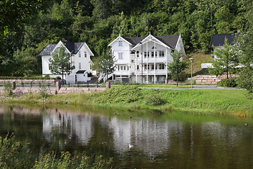 Image showing Wooden architecture