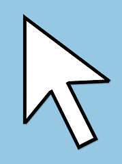 Image showing Cursor arrow pointer