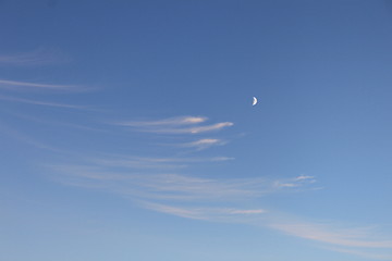 Image showing New Moon and sky