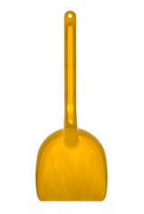 Image showing Yellow toy shovel