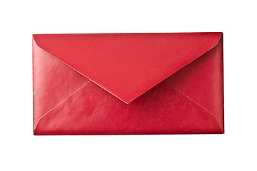 Image showing Red envelope isolated on white 