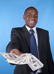 Image showing Rich african businessman 