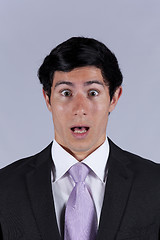 Image showing Surprised businessman