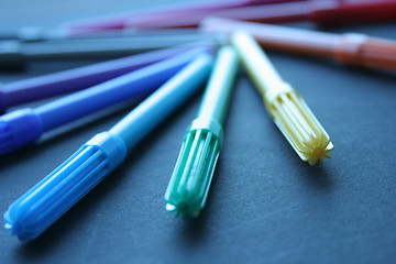 Image showing Colored Markers set
