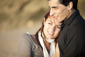 Image showing Love and affection between a young couple